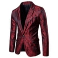 thumbnail image 1 of WREESH Veste de Costume Décontractée Unie Mode Automne et Hiver pour Hommes, 1 of 3