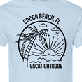 thumbnail image 4 of Inktastic Summer Vacation Mode Cocoa Beach Florida T-Shirt, 4 of 5