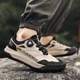 thumbnail image 2 of Men's Comfortable Casual Sneakers, Anti-Slip Hiking Shoes for Outdoor Running, High-Quality Easy-to-Pair Buckle Shoes, Suitable for Holiday Use, 2 of 9