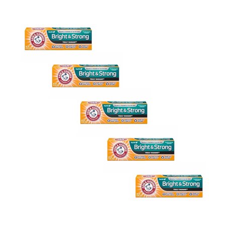 5 Pk Arm & Hammer Truly Radiant Whitening Enamel toothpaste Fresh Mint 4.3 oz Ea