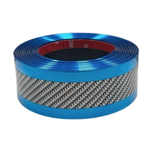 Moldura protectora genérica para borde de puerta de coche, anticolisión y protección contra rozaduras. Azul
