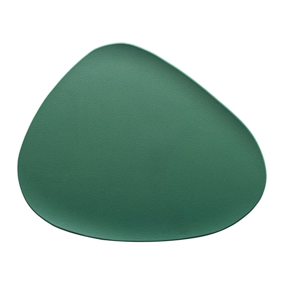 Napperon en Faux Cuir Imperméable Résistant à la Chaleur à Motif Géométrique pour la Protection de la Table à Manger à la Maison