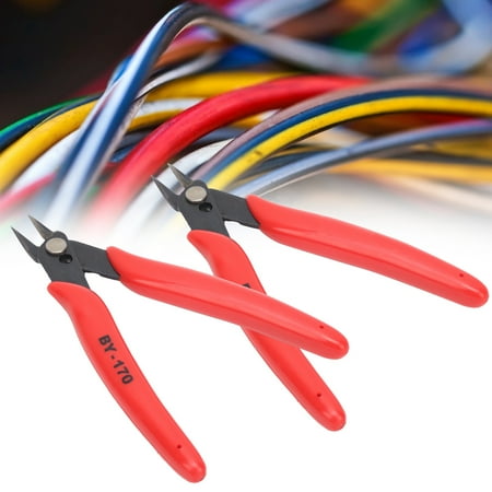 

DOACT 2Pcs Diagonal Wire Stripper Cable Side Cutting Snip Carbon Steel Cutter Stripping Tool