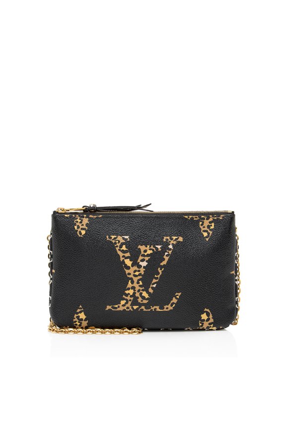 Pre-Owned Louis Vuitton Giant Monogram Canvas Jungle Double Zip Pochette