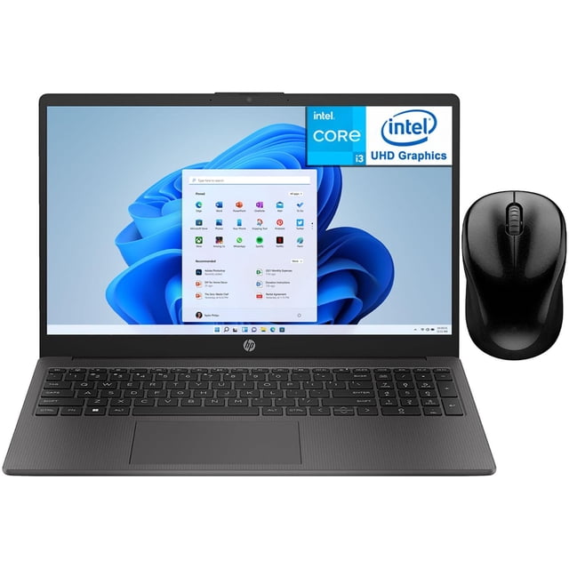 Laptop HP 250 G10 Intel Core i3 N305 16GB DDR4 512GB SSD Pantalla 15.6" TN Windows 11 Teclado Español + Mouse DXT Reacondicionado