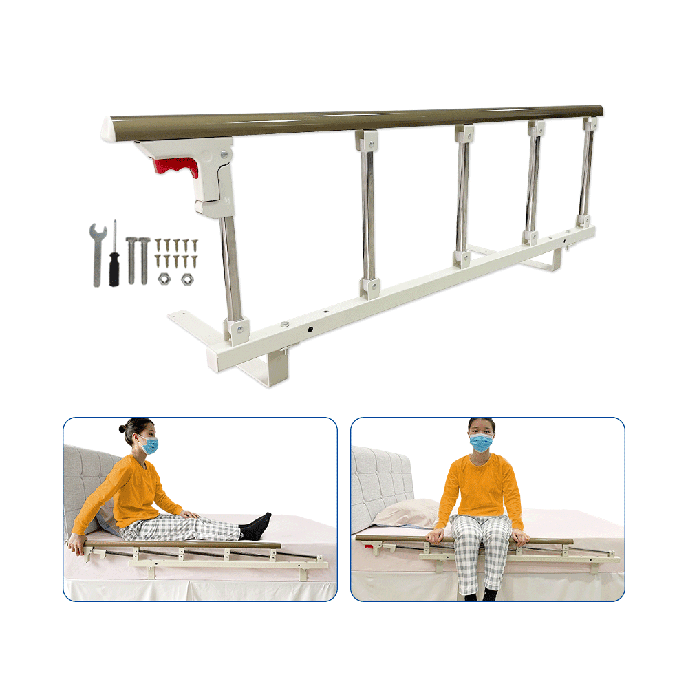 Bed Cane Rails for Elderly Adults Seniors Safety Assist Rail Bed