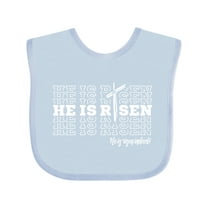 Inktastic He is Risen Mirror Words Boys or Girls Baby Bib