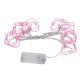 thumbnail image 1 of Cadena De Luces LED, Resistente A La Intemperie, Arte Del Hierro, Cadena De Luces LED En Forma De Corazón, Acero Inoxidable Exquisito Para Tienda De Campaña Para Acampar Para ANGGREK Otros, 1 of 8