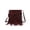Red, variant on gcong Elegant Finish Messenger Bag With Tassel Small Square Design For Daily Use And Versatile Occasions