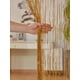 thumbnail image 3 of Xiao Hua 1 paquete de cortinas de 99 x 199 cm para puertas, divisores de ambientes, decoración hippie, cortinas colgantes con cuentas para dormitorio, armario, puerta, color dorado, 3 of 4