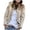 Gray, variant on Herrnalise Jackets For Women Fashion Winter Casual Print Button Long Sleeve Tops Jacket Hoodles Coat Shackets For Women 2024 fall Gray,M