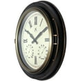thumbnail image 4 of Infinity Instruments 16" Bronze Roman Traditional Round Wall Clock, 4 of 7