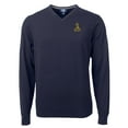 thumbnail image 2 of Men's Cutter & Buck Navy Northern Arizona Lumberjacks Lakemont Tri-Blend V-Neck Pullover Sweater, 2 of 3