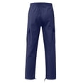thumbnail image 6 of Zynoxe Cargo Pants for Men with Multi Pocket Comfy Elastic Waist Drawstring Trousers Fashionable Solid Color Hiking Pants Versatile Outdoor Tapered Jogger Pants, 6 of 9