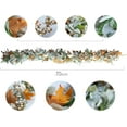 thumbnail image 5 of 20inch Thanksgiving Fall Wreath, Eucalyptus Berries Pumpkins Lamb Ears Leaves Autumn Wreaths for Front Door, Fall Decor, Porch Wall, Home Outdoor Holiday Decorations Wreath for Autumn, 5 of 10
