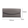 thumbnail image 2 of Wallet Women's and Men's Large Capacity Card Holder Clutch Purse-grey, 2 of 5