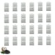thumbnail image 1 of 24 Packs de Filtros de Agua Grandes de Repuesto Nispira, Compatibles con la Fuente Automática Whisker City para Gatos y Perros (Tamaño 5" de Largo x 2,5" de Ancho)., 1 of 1