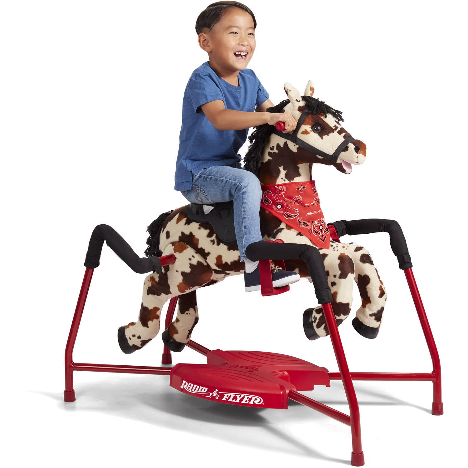 Radio Flyer, Freckles Interactive Spring Horse, Ride-on for Boys and Girls, for Kids 2 - 6 years old - image 3 of 18