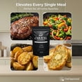 thumbnail image 2 of Caravel Gourmet Garlic Sea Salt, Seasoning Blend with Garlic and Sea Salt,  Gluten-Free, 14 oz Salt Refill Pouch, 2 of 6