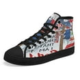 thumbnail image 7 of Jesus Christ Cross Christmas Be Still Know That I Am God High Top Canvas Shoes Sneakers Black Size 13, 7 of 7