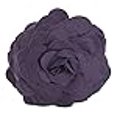 thumbnail image 3 of SARO FT095.V13R Coussin Décoratif Rond Circulaire Multicolore à Fleurs de 13 Po - Violet, 3 of 4