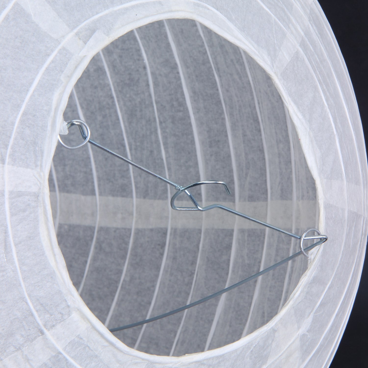 Abat-jour Lanterne Papier Japonais Blanc Crème 40 Cm - Déco Mariage, Fête, événement