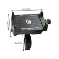 thumbnail image 2 of Soporte portátil para teléfono Methold con cargador USB y Soporte para manillar de bicicleta negro, 2 of 6