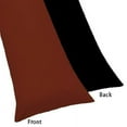 thumbnail image 3 of Crescent Multiple Colors – Burgundy and Black Body Pillowcase- 100% Cotton 200 Thread Count 21"x 54", 3 of 5
