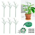thumbnail image 5 of oshhnii 6 Pieces Plant Support Stakes Set for Garden with Twisting Ties and Plant Strap 27.5inch 70cm, 5 of 8
