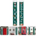 thumbnail image 4 of Adornos navideños para interior y exterior, porche de Feliz Navidad, 1 par, 4 of 5