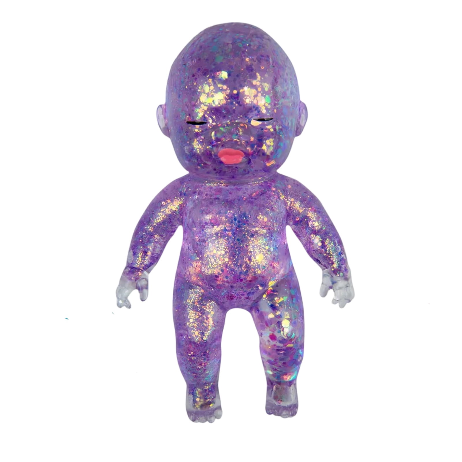 Giant Sugar Squishy Baby - Soft Babies Sugar Swaps Toy - Mega Sensory Fidget Doll for Stress Relief & Tactile Play - Cute Squeeze Companion 2026 (2.75 Inch Purple)