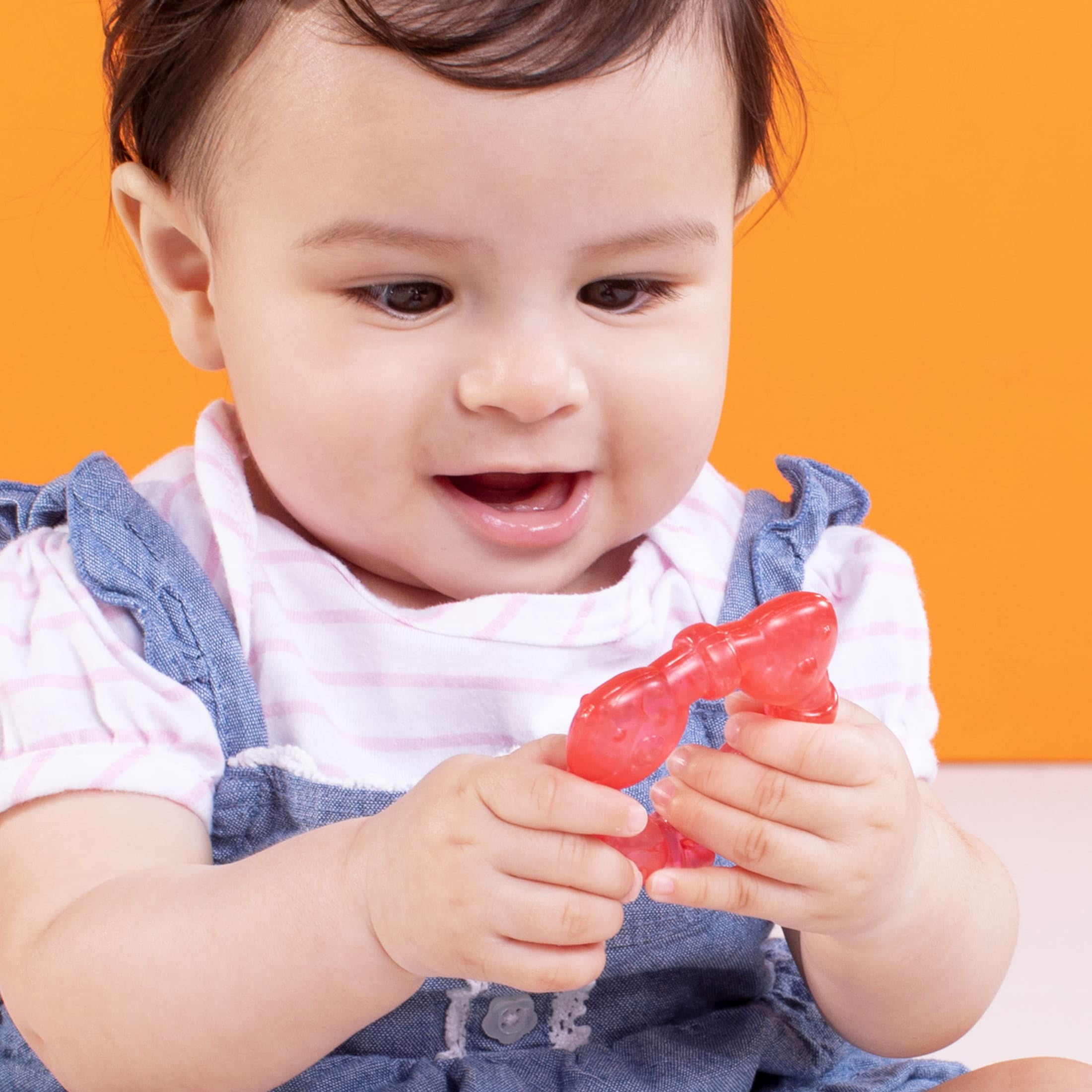 (2 pack) Bright Starts Stay Cool Teethers Gel-Filled 3 Pack, Chillable Teething Baby Toy, Ages 3 months +