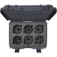 thumbnail image 4 of Nanuk Medium Series 918 Lightweight NK-7 Resin Waterproof Protective Case with Foam Insert for 6 Camera Lens, Graphite, 4 of 6