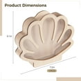 thumbnail image 5 of Seashell Display Box, Wooden Sea Shell Storage Box with Acrylic Panel, Unique Clam Shell Holder, Ideal for Home and Office Decor, Efficient Storage Solution, 5 of 6