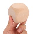 thumbnail image 5 of 3 uds juegos de dados de madera en blanco dados de madera sin terminar bloques cuadrados de madera para manualidades DIY, 5 of 5