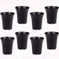 thumbnail image 1 of OULII 10 Pcs Pots de Fleurs en Plastique Ronds pour Meubles de Maison - Extra, 1 of 6