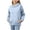 Light Blue, variant on Hoodies for Child Girls Boys Preppy Long Sleeve Hooded Sweatshirt Pullover with Pocket Lightweight Hoodies for Girls Boys