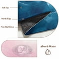 thumbnail image 6 of 5'x7' Area Rugs, Blue Pink Coastal Indoor Outdoor Area Rug for Living Room Bedroom, Summer Beach Nautical Seaside Washable Bathroom Rugs Kitchen Floor Carpet Mats Home Decor Aesthetic, 6 of 8