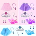 thumbnail image 3 of Princess Dress Up for Girls,Princess Shoes and Purse Crown Jewelry Toys, Heels,Princess Pretend Play Toy Gift for Kids Girls Christmas Gifts 3-7 Year Old, 3 of 7
