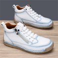 thumbnail image 6 of KEVCHE Womens Casual Shoes Wide Width Lace-Up Sneakers Lightweight Walking Fashion Shoes Slip-On Flats Shoes with Side Zipper Women's Fashion Plus-Size Zipper Casual Round-Toe Loafers, 6 of 7