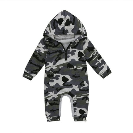 

Kiapeise Newborn Infant Baby Boy Kids Romper Jumpsuit Cotton Bodysuit Clothes Outfits