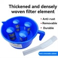 thumbnail image 2 of Funnel Type Oil and Water Separator with Four Filter Elements Diesels Gasoline Fuel Filter Fitting Accessories, 2 of 6