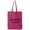 Hot Pink, variant on May Contain Alcohol Cotton Canvas Tote Bag
