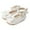 White, variant on Krdevn Toddler Baby Girls Shiny Leather Bowknot Shoes - Soft Sole Princess First Walking Dress Shoes for Occasions,6-12 Months