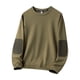 thumbnail image 5 of pstuiky camisa de manga larga para hombre, Sudadera con capucha y cuello redondo de manga larga con bloques de color para hombre tops de invierno para hombre xl, 5 of 5