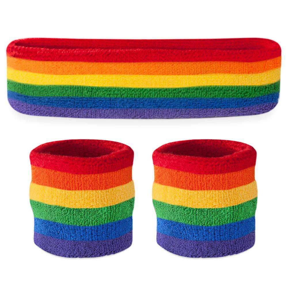 Cotton Wristbands Pack of 2 Elasticated Adults White Red Black Navy Blue Sweat 