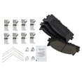 thumbnail image 4 of TRQ Front & Rear Ceramic Brake Pad & Coated Rotor Kit w/Fluids for Toyota Camry BKA23014, 4 of 6