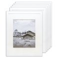 thumbnail image 1 of The Display Guys – Square Profile Picture Frame – Square Picture Frame - 8" x 10" Wooden Picture Frame - 6 Pack - White, 1 of 8