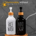 thumbnail image 3 of MaisoNovo Farmhouse Style Waterproof Hand Soap Labels for Containers - Organization Labels for Soap Dispenser Bottles - Farmhouse Style Decal Labels | Pack of 18 Labels, 3 of 5