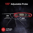 thumbnail image 4 of Behome Meat Thermometer, Food Thermometer for Cooking Kitchen Gadgets, Waterproof  Digital Instant Read Meat Thermometer for Kitchen and Outside, BBQ, Turkey, Candy, Liquids, Beef, 4 of 8